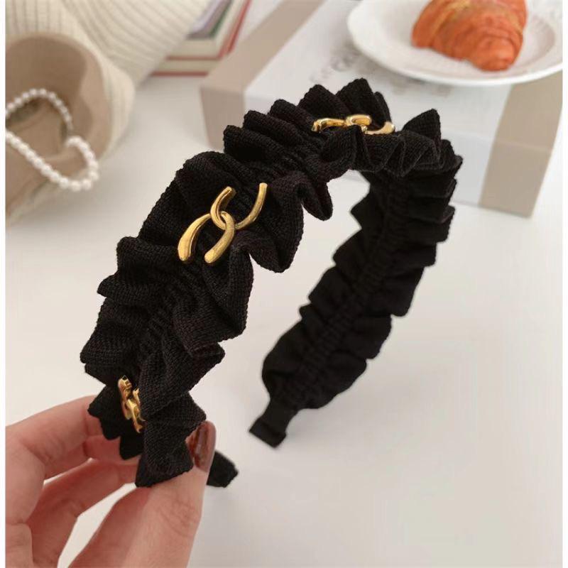 現貨🔥韓國直送 氣質感皺摺髮箍-細節圖4