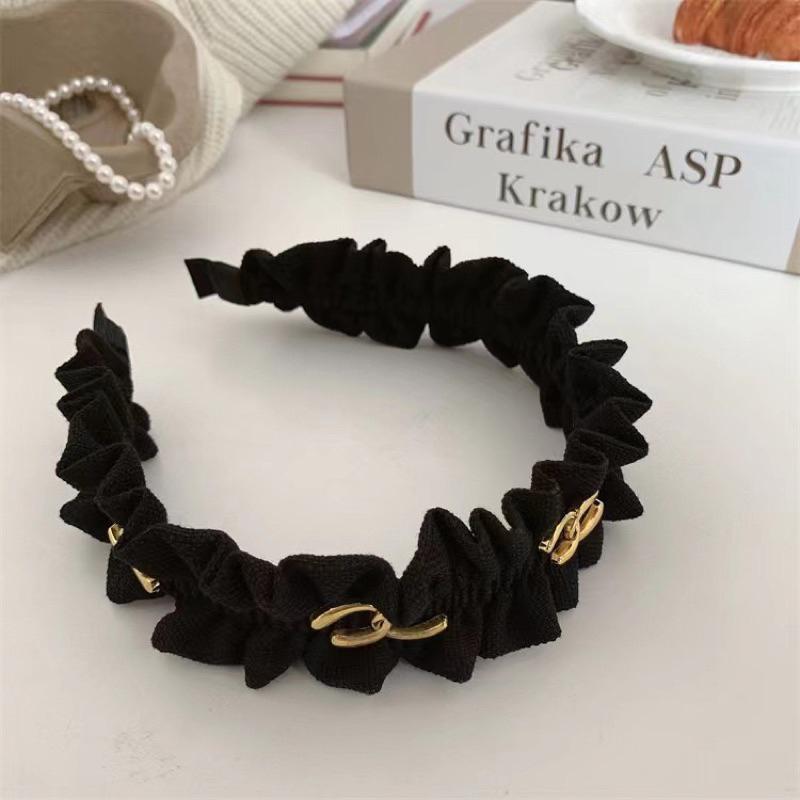 現貨🔥韓國直送 氣質感皺摺髮箍-細節圖5