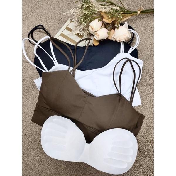 ❗️本賣場最集中 冰絲涼感雙肩帶小可愛 （肩帶不可調長短）-細節圖6