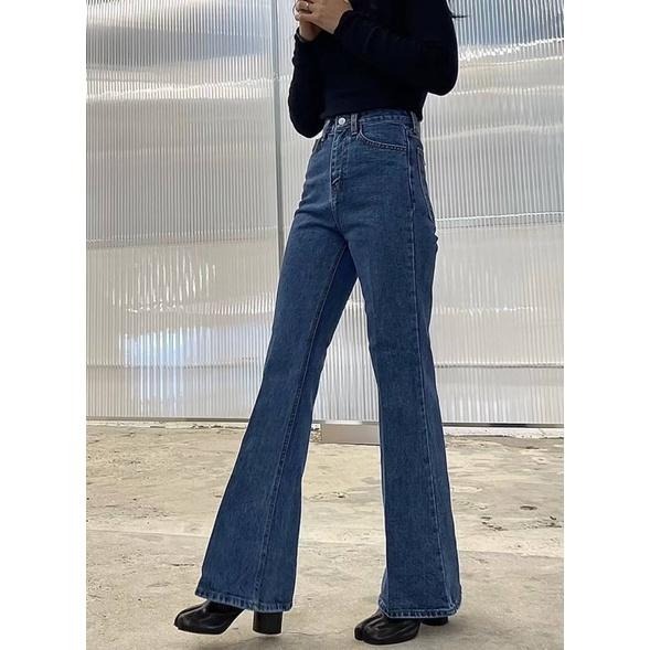 限時降價🔥現貨❗️[FSY]無人能敵的微喇叭全彈高腰牛仔褲#6230-細節圖4