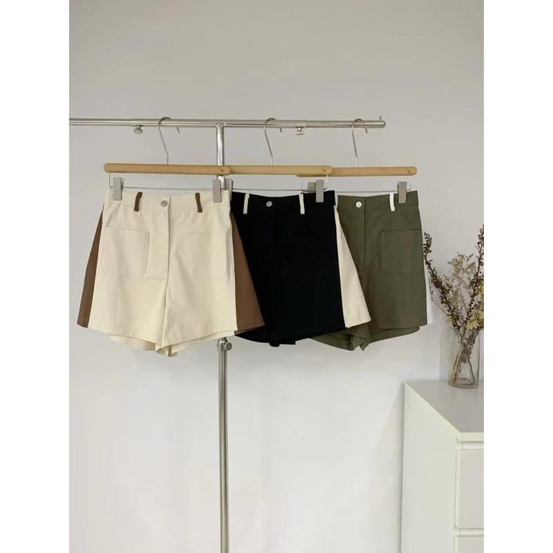 [Y.S ONI] 現貨 🛒直紋襯衫➕拼接式西裝短褲（絕）👍🏻-細節圖9