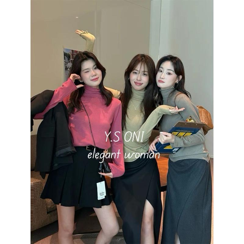 [Y.S ONI ]等到貨中⌛️《檸檬Lemon綠茶》24色秋冬不可少高領內搭-細節圖2