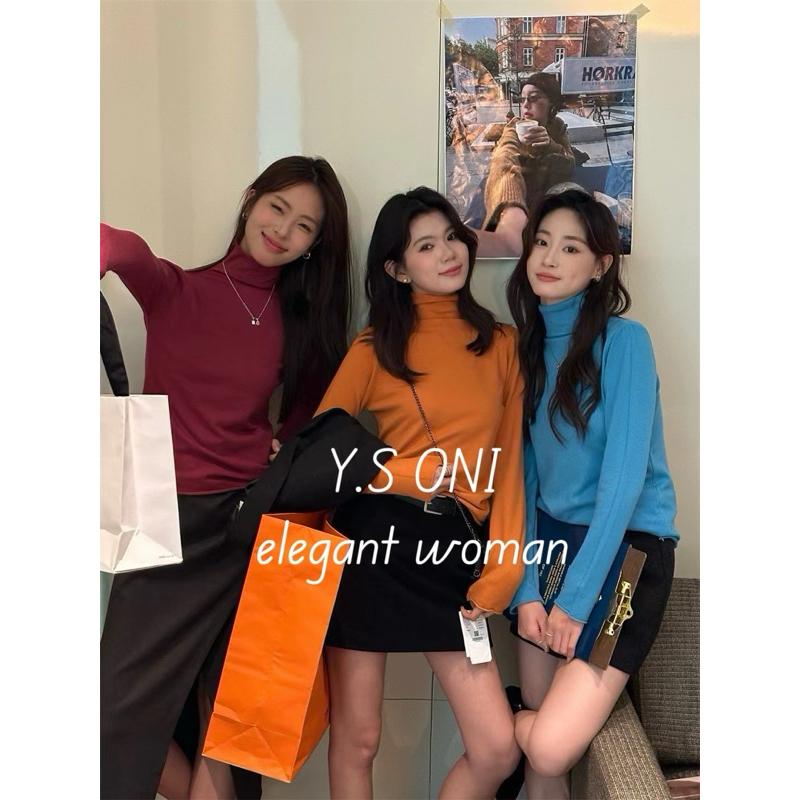 [Y.S ONI ]等到貨中⌛️《檸檬Lemon綠茶》24色秋冬不可少高領內搭-細節圖3