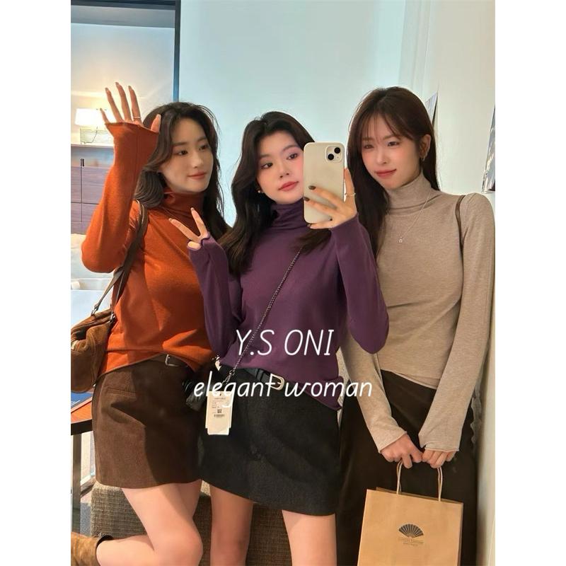 [Y.S ONI ]等到貨中⌛️《檸檬Lemon綠茶》24色秋冬不可少高領內搭-細節圖5