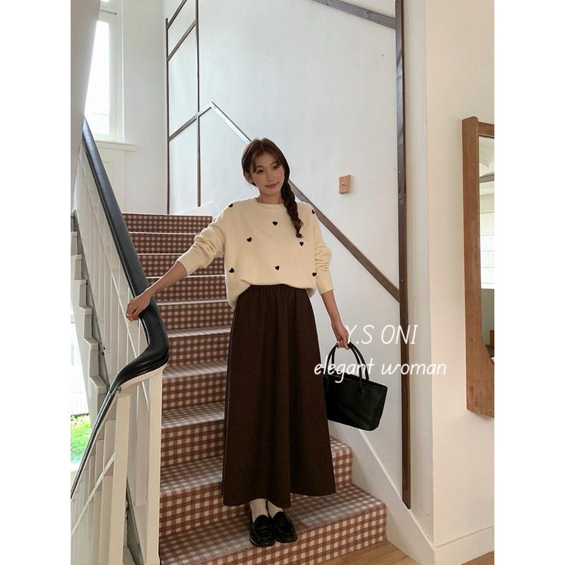 [Y.S ONI ]等到貨中⌛️立體愛心套頭針織衫-細節圖3