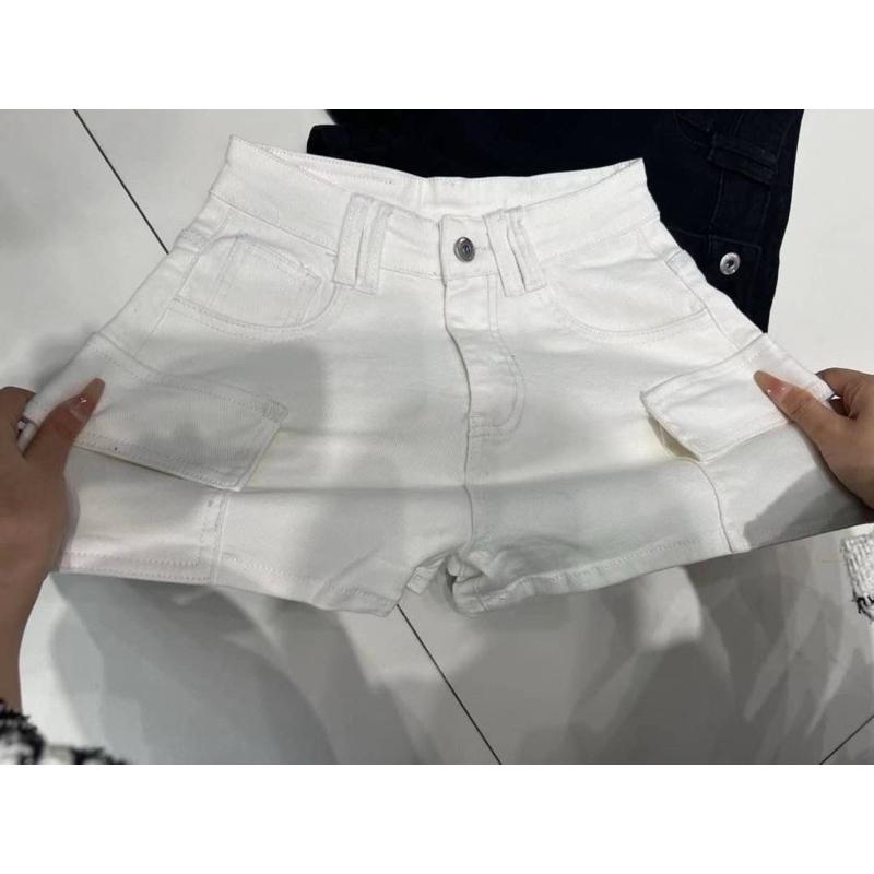 [Y.S ONI ] 現貨 🛒紅標馮小姐-甜酷雙口袋工裝短褲#3687-細節圖4