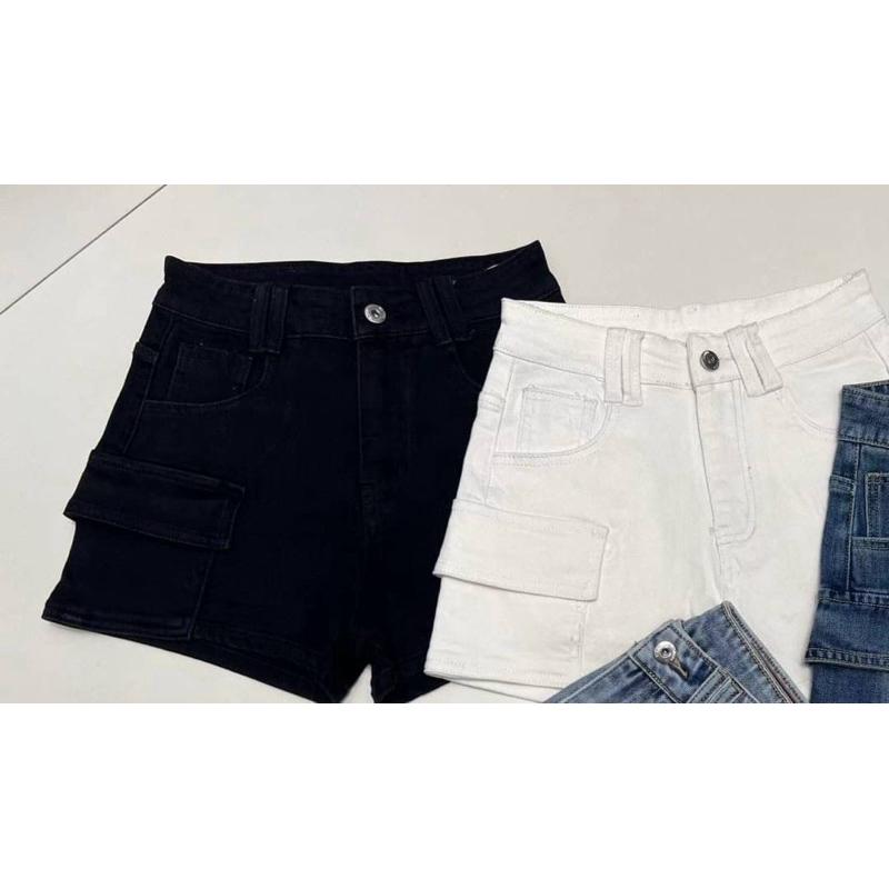 [Y.S ONI ] 現貨 🛒紅標馮小姐-甜酷雙口袋工裝短褲#3687-細節圖5