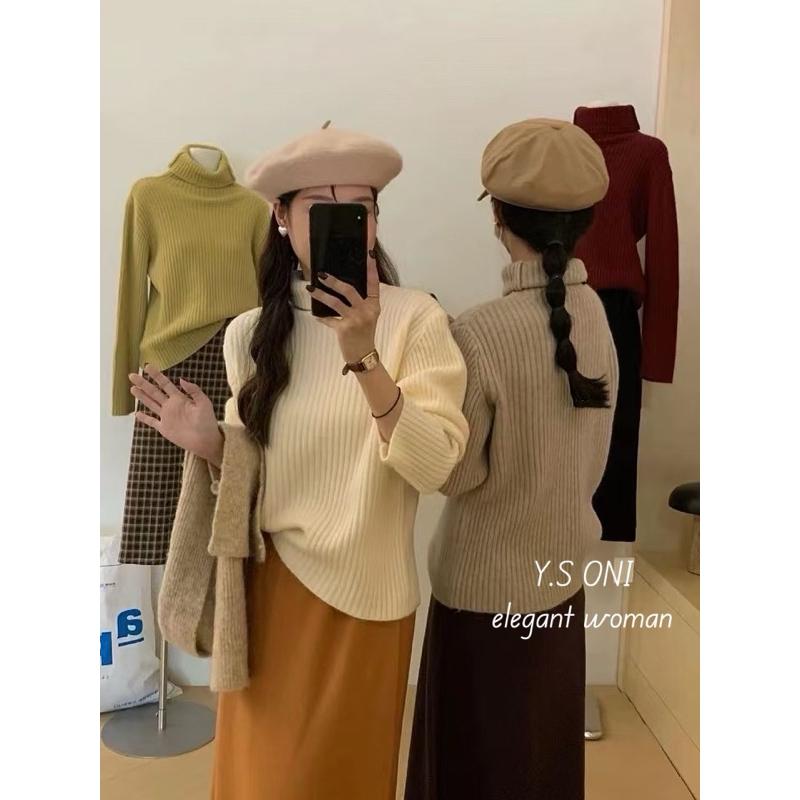 [Y.S ONI]等到貨⌛️繽紛色「北極絨」高領打底衣-細節圖5