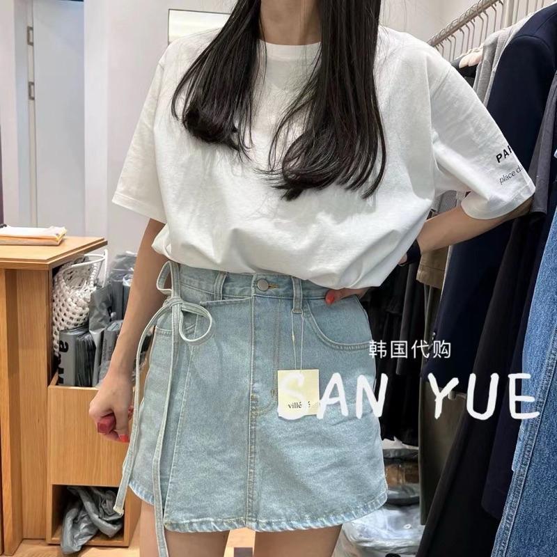 [Y.S ONI ] 現貨 🛒KS-綁帶造型短褲裙#3867#褲裙#韓國#綁帶#高腰#顯瘦-細節圖7