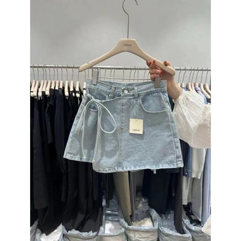 [Y.S ONI ] 現貨 🛒KS-綁帶造型短褲裙#3867#褲裙#韓國#綁帶#高腰#顯瘦-細節圖8