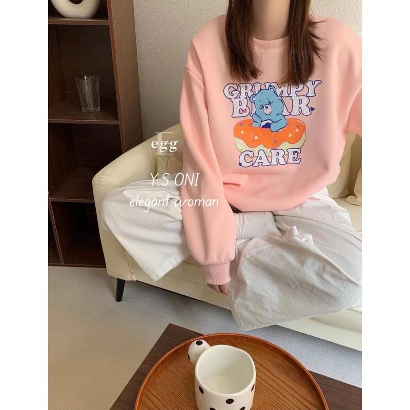 [Y.S ONI]現貨-《韓國egg》甜甜圈小熊衛衣-細節圖7
