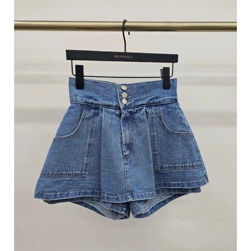 [Y.S ONI ]售完斷貨🛒KS青春女團A字散擺褲裙#3861#高腰#無彈#顯瘦#A字#褲裙-細節圖4