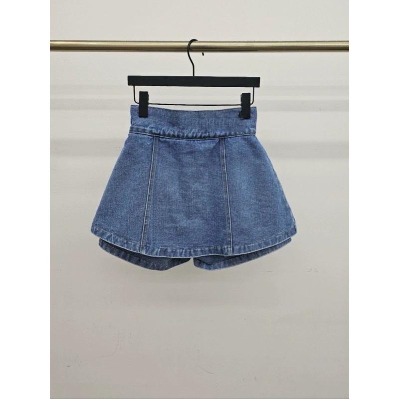 [Y.S ONI ]售完斷貨🛒KS青春女團A字散擺褲裙#3861#高腰#無彈#顯瘦#A字#褲裙-細節圖5