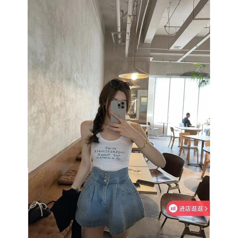 [Y.S ONI ]售完斷貨🛒KS青春女團A字散擺褲裙#3861#高腰#無彈#顯瘦#A字#褲裙-細節圖8