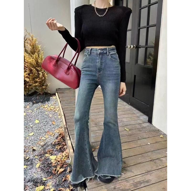 [Y.S ONI ] 現貨 🛒FSY🇰🇷要多瘦有多瘦牛仔喇叭褲#8710-細節圖2