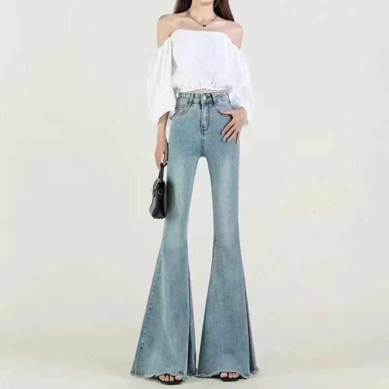 [Y.S ONI ] 現貨 🛒FSY🇰🇷要多瘦有多瘦牛仔喇叭褲#8710-細節圖4