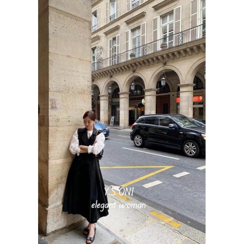 [Y.S ONI]現貨-帥氣長版風衣背心洋（只有背心喔！）-細節圖2