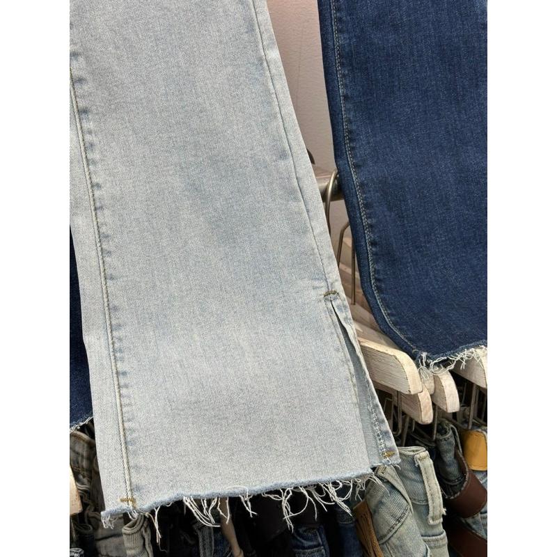 [Y.S ONI ] 現貨 🛒FSY🇰🇷瘦到沒朋友鬚鬚牛仔喇叭褲#10561-細節圖8