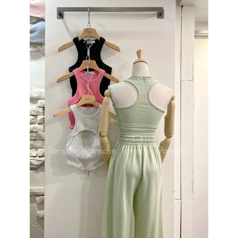 [Y.S ONI ] 現貨 🚚獨家新款-露腰胸洞寬褲套-細節圖4