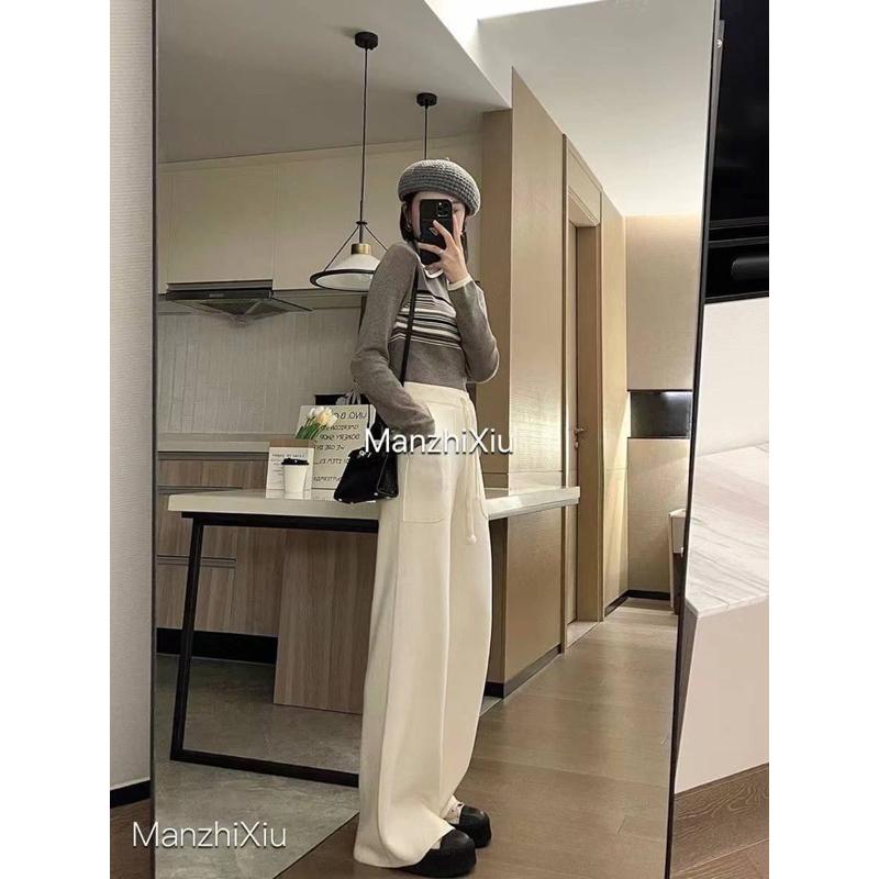 [Y.S ONI ]現貨🖤包新沙慵懶大口袋抽繩褲-細節圖7