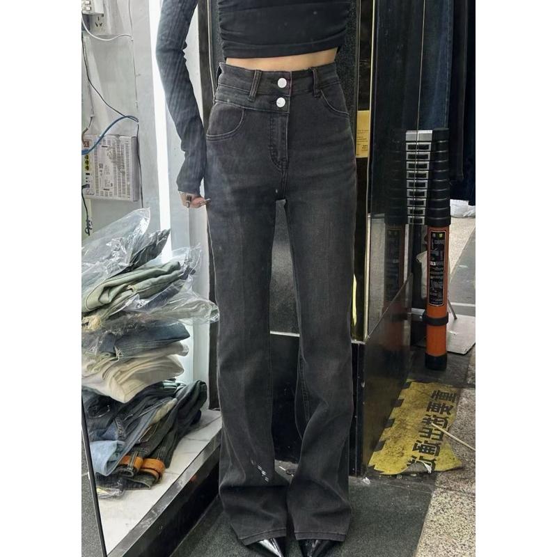 [Y.S ONI] 現貨 🛒FSY🇰🇷高彈力高腰排扣喇叭褲#61050-細節圖2