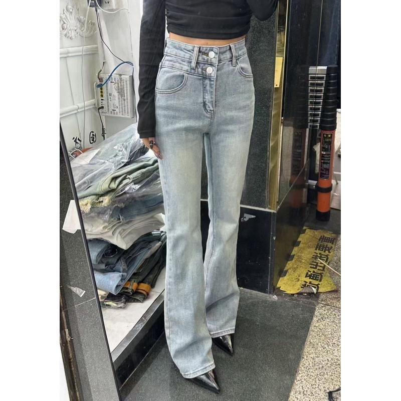 [Y.S ONI] 現貨 🛒FSY🇰🇷高彈力高腰排扣喇叭褲#61050-細節圖3