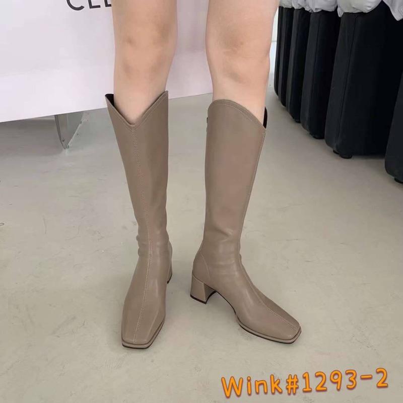 [Y.S ONI ] 熱銷破千雙-開v方頭小辣小甜低跟長靴-細節圖2