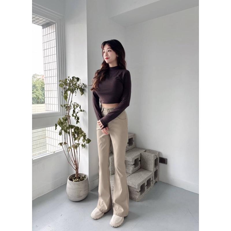 [Y.S ONI ]現貨🖤獨家自訂-小立領罩杯「發熱」短版衣-細節圖6