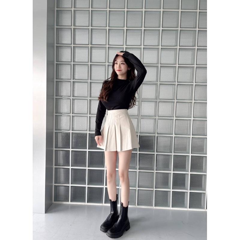 [Y.S ONI ]現貨🖤獨家自訂-小立領罩杯「發熱」短版衣-細節圖7