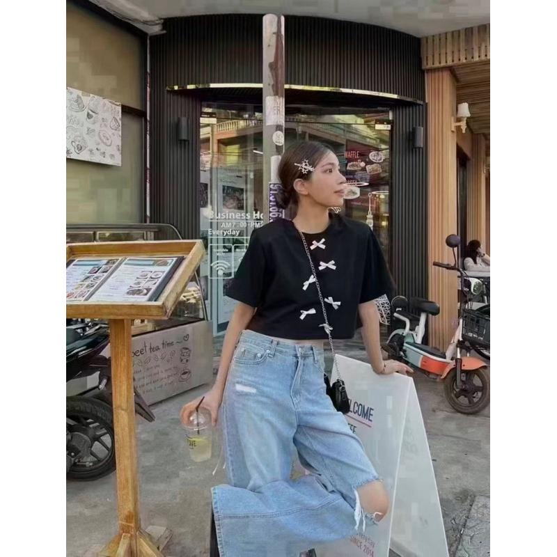 [Y.S ONI ] 現貨 🛒FSY🇰🇷蝴蝶高腰顯瘦闊腿褲#61156-細節圖4