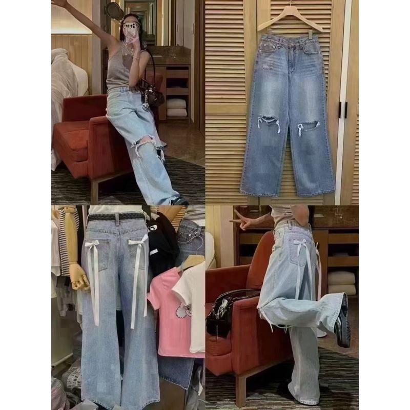 [Y.S ONI ] 現貨 🛒FSY🇰🇷蝴蝶高腰顯瘦闊腿褲#61156-細節圖5