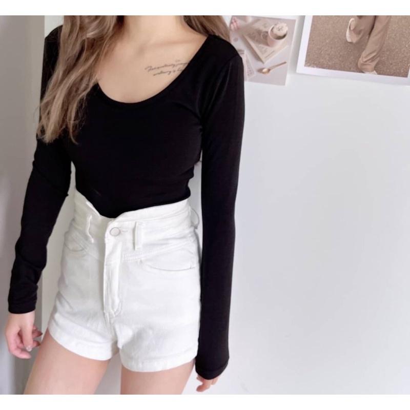 現貨❗️ 前後U型美背發熱衣-細節圖5