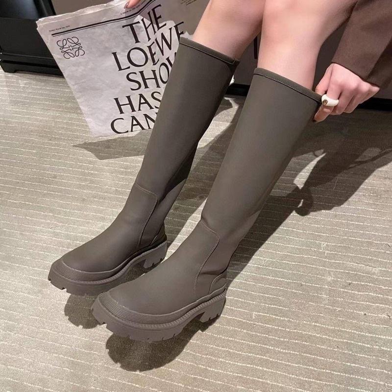 [Y.S ONI] 預購 🇰🇷保證正韓空運橡膠彈力霧面長靴（無拉鍊 大腳丫的女孩也可以喲）🔥-細節圖2