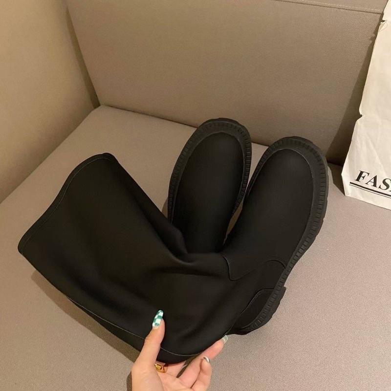 [Y.S ONI] 預購 🇰🇷保證正韓空運橡膠彈力霧面長靴（無拉鍊 大腳丫的女孩也可以喲）🔥-細節圖8