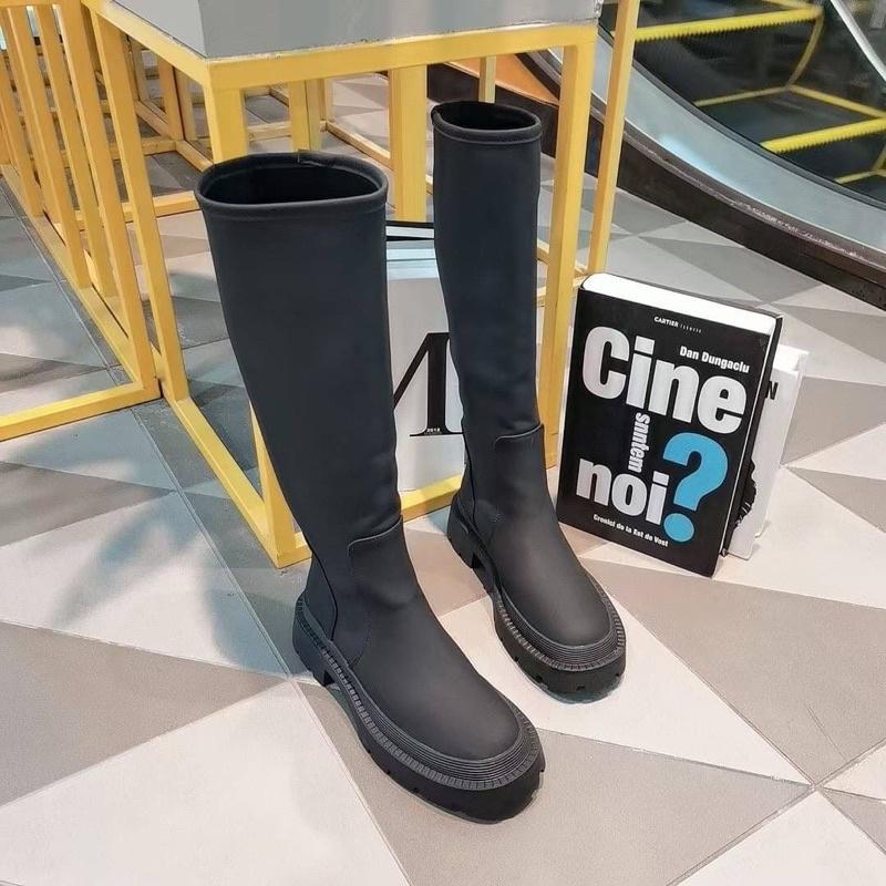 [Y.S ONI] 預購 🇰🇷保證正韓空運橡膠彈力霧面長靴（無拉鍊 大腳丫的女孩也可以喲）🔥-細節圖9