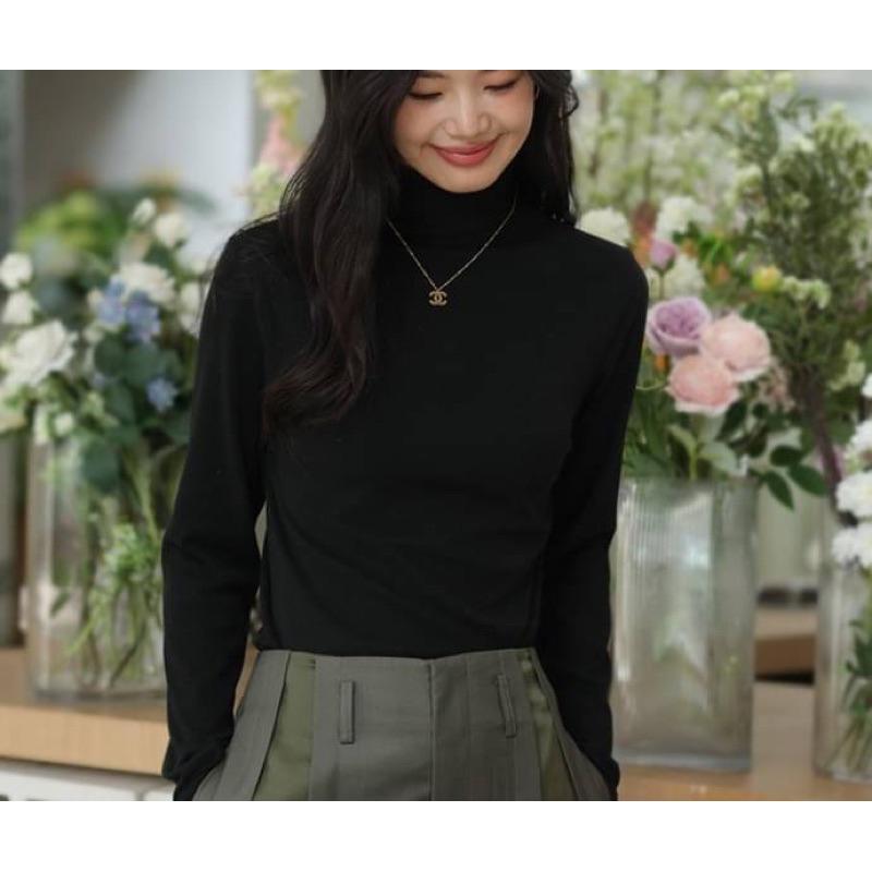 [Y.S ONI ] 現貨🖤加厚德絨立領打底衣 超彈超保暖-細節圖3