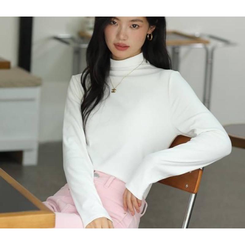 [Y.S ONI ] 現貨🖤加厚德絨立領打底衣 超彈超保暖-細節圖4