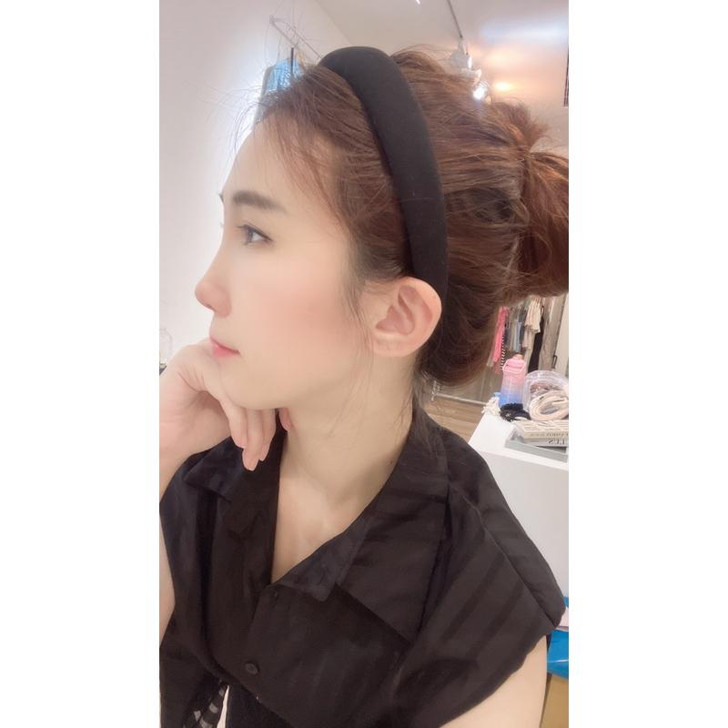 [Y.S ONI] 現貨 🛒小紅書🇰🇷氣墊增高髮澎寬版素面髮箍-細節圖4