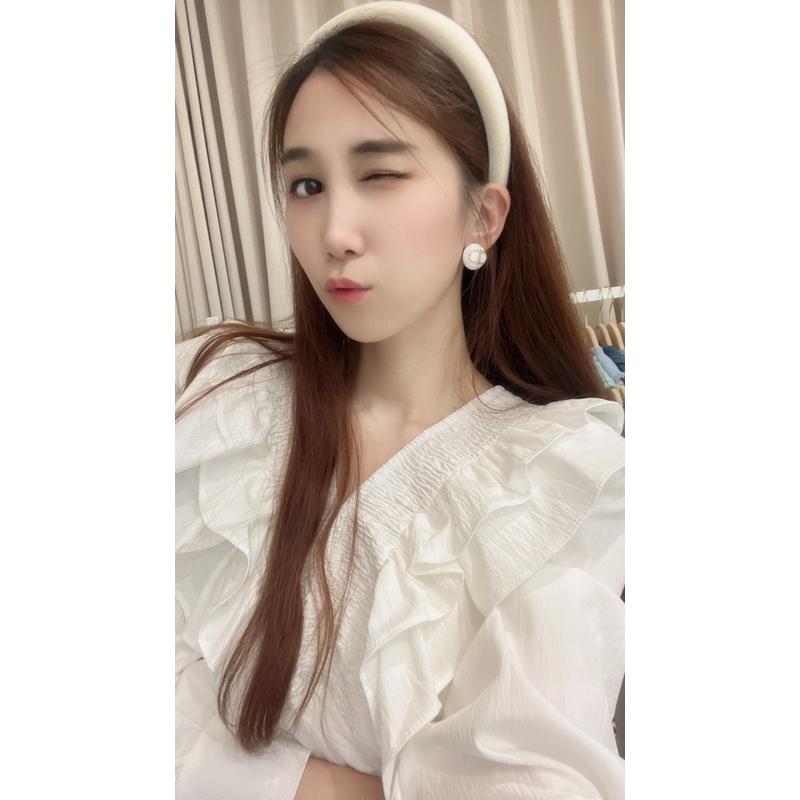 [Y.S ONI] 現貨 🛒小紅書🇰🇷氣墊增高髮澎寬版素面髮箍-細節圖6