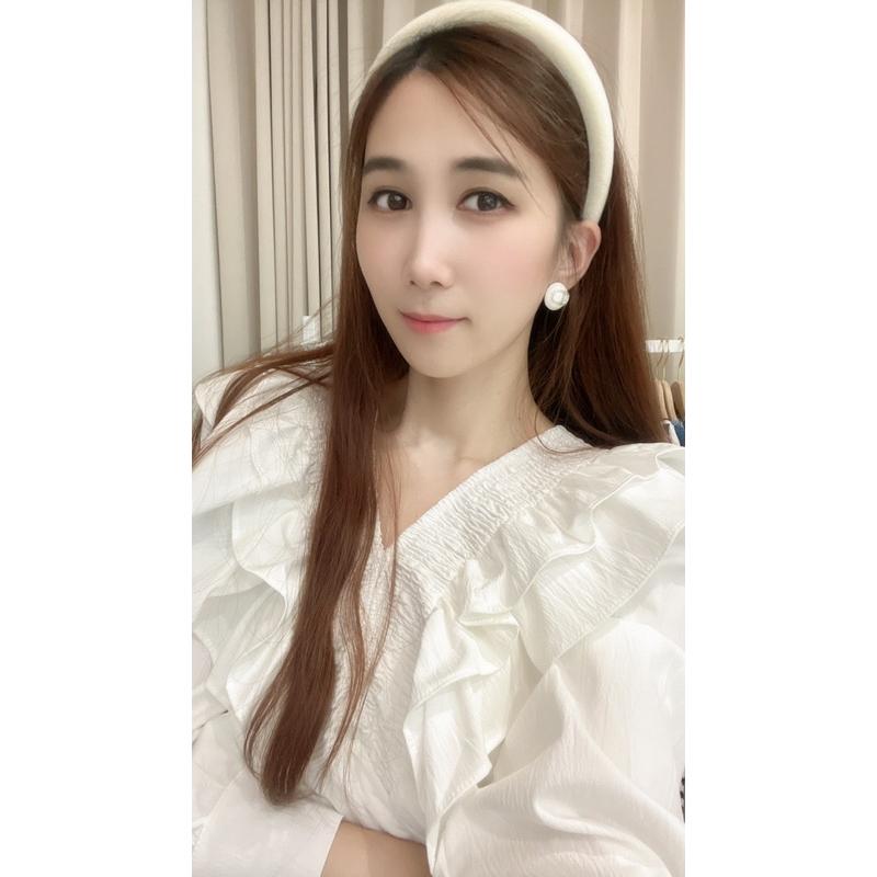 [Y.S ONI] 現貨 🛒小紅書🇰🇷氣墊增高髮澎寬版素面髮箍-細節圖7