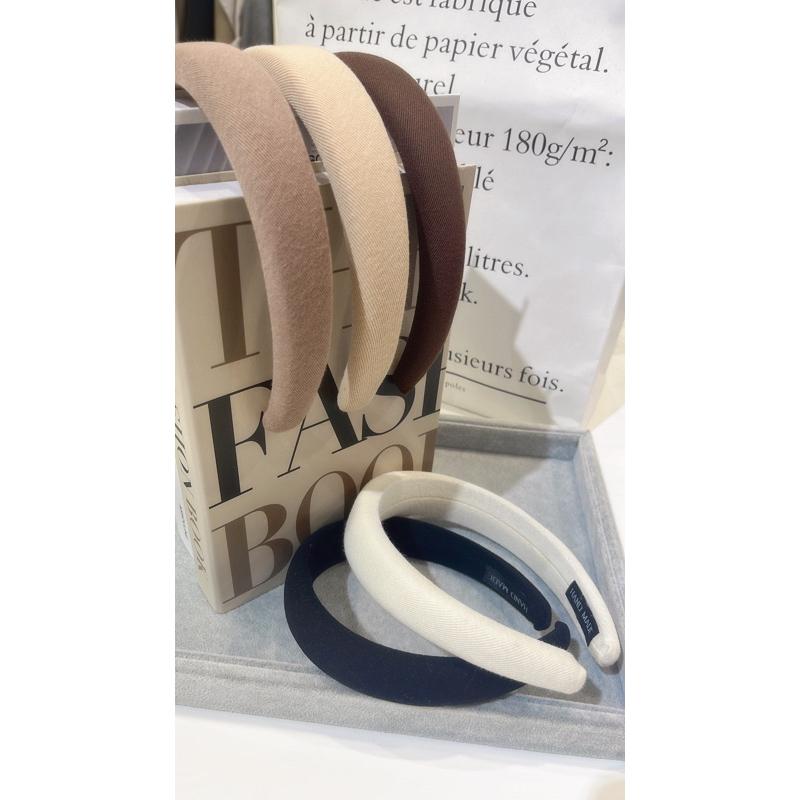 [Y.S ONI] 現貨 🛒小紅書🇰🇷氣墊增高髮澎寬版素面髮箍-細節圖9