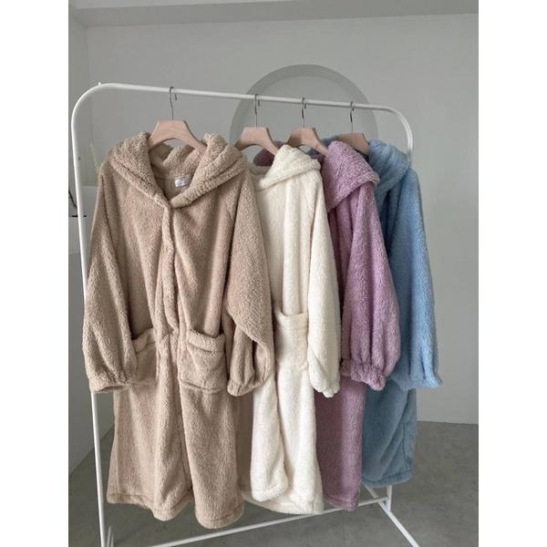 [Y.S ONI ] 獨家自訂—— 熊耳毛絨浴巾-細節圖4