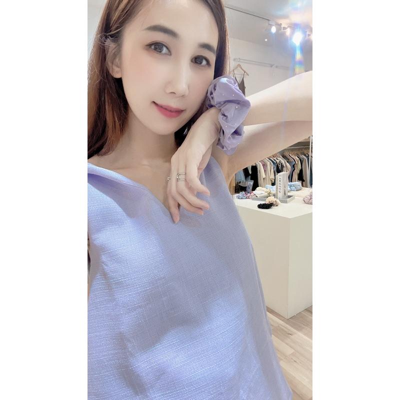 [Y.S ONI] 現貨 🇰🇷東大門手工鑲鑽緞面大腸圈-細節圖3