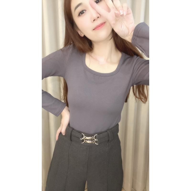 [Y.S ONI ]現貨🖤內膜毛圓領打底衣 百搭保暖必須包色！-細節圖4