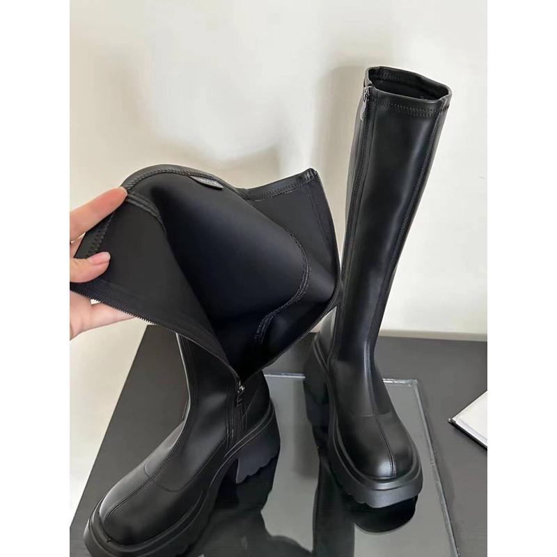 [Y.S ONI] 預購 正韓🇰🇷熱賣爆款厚底長靴-細節圖5