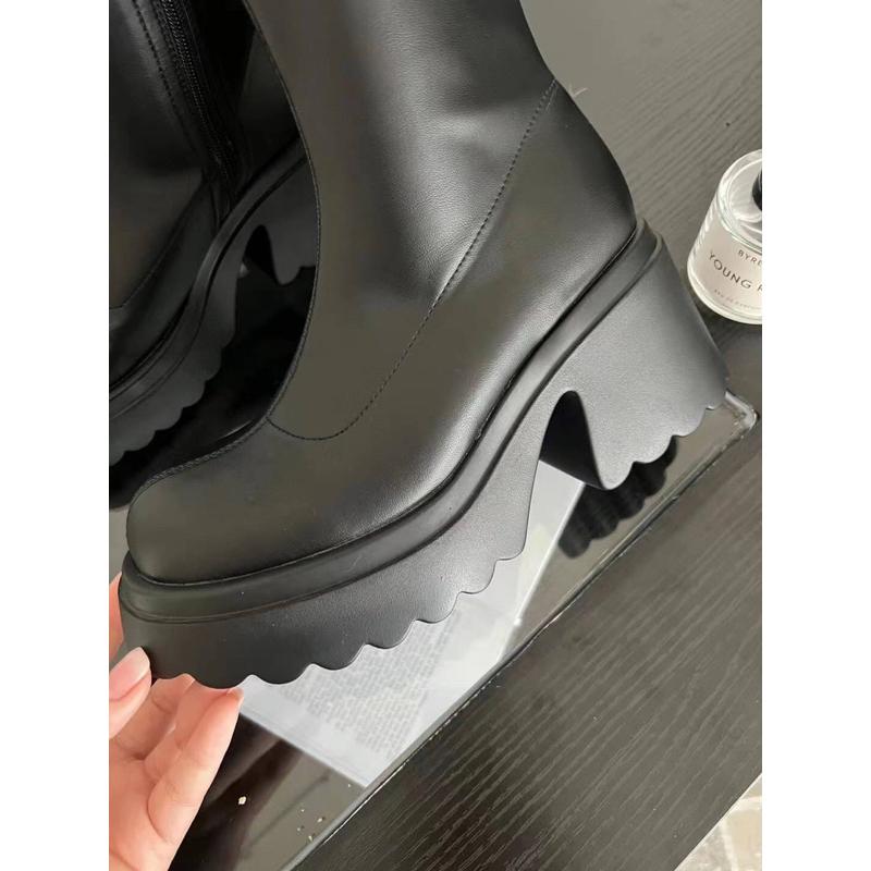 [Y.S ONI] 預購 🇰🇷正韓熱賣爆款8公分厚底短靴🔥-細節圖4