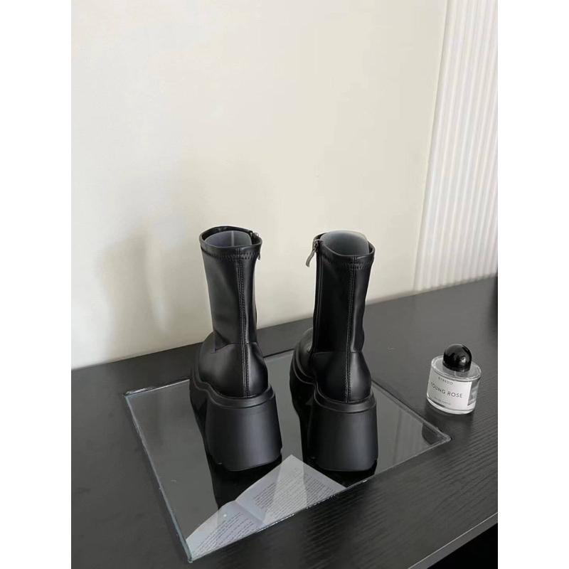 [Y.S ONI] 預購 🇰🇷正韓熱賣爆款8公分厚底短靴🔥-細節圖7