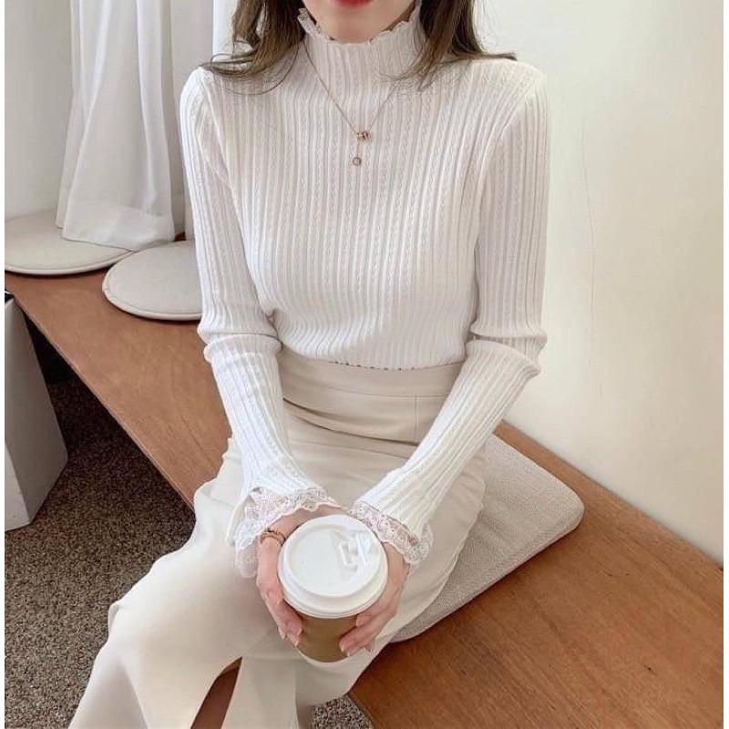 [Y.S ONI ]現貨🖤包新沙 百搭不敗款蕾絲柔膚打底衣-細節圖9