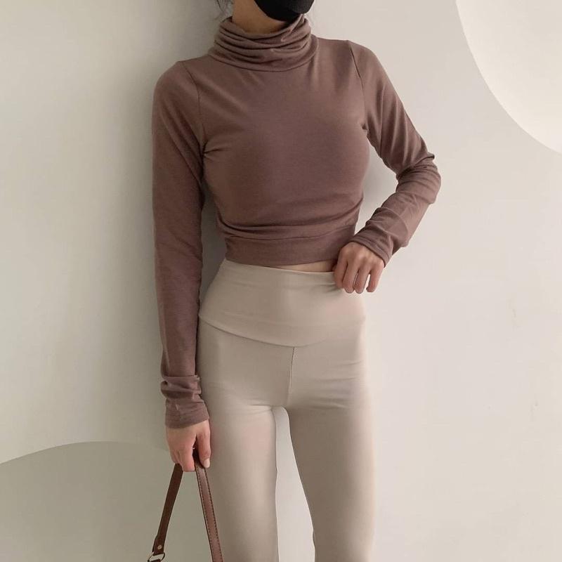 現貨🛒自訂款堆堆立領發熱衣-細節圖3