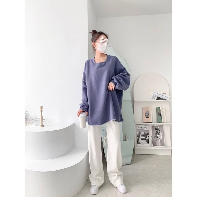 獨家自訂 ———反車線內刷毛寬T-細節圖5